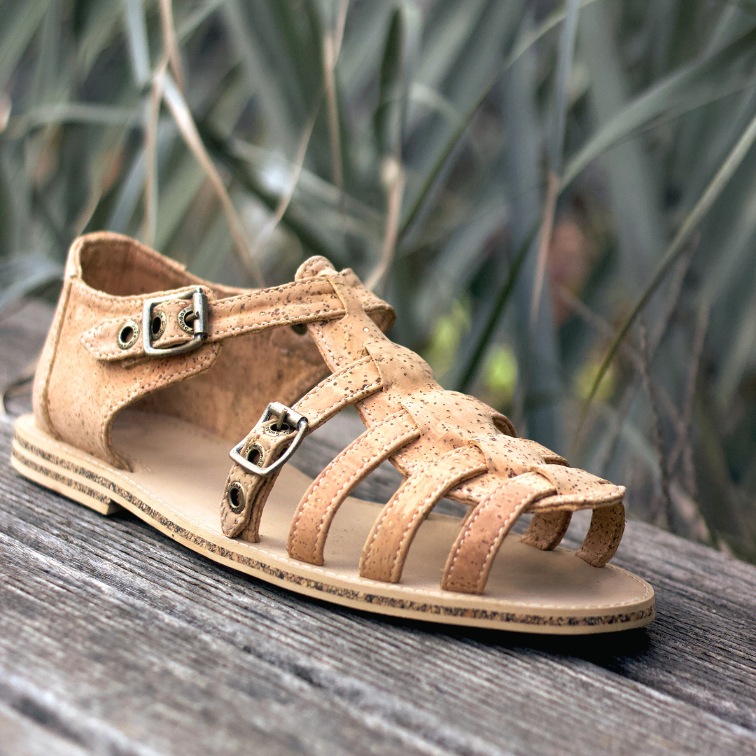 Saige Cork Leather Sandals | Sage & Sunday | South Africa