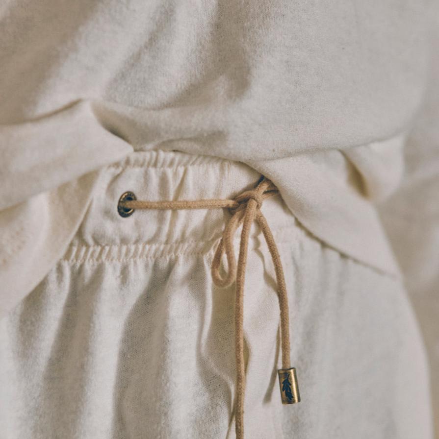 Wilderness Jersey Pants in Cream | Hemp Jersey Pants | Sage & Sunday | Cape Town, South Africa