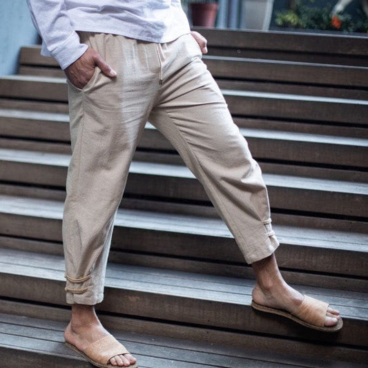 Ha Giang Hemp Linen Pants in Stone Linen Pants Sage & Sunday