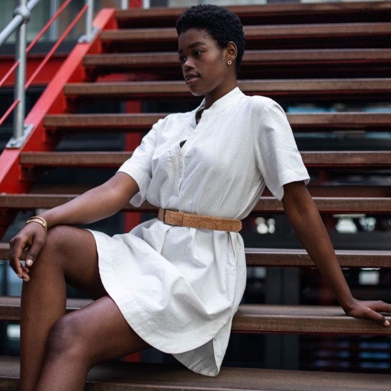 Karoo Hemp Linen Tunic in Cream | Sage & Sunday | South Africa