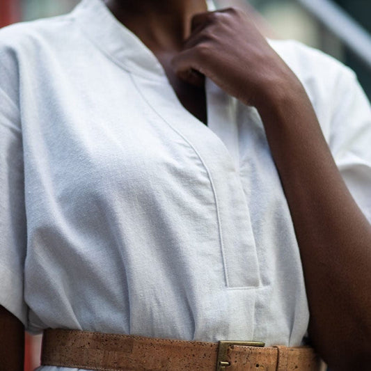 Karoo Hemp Linen Tunic in Cream | Sage & Sunday | South Africa