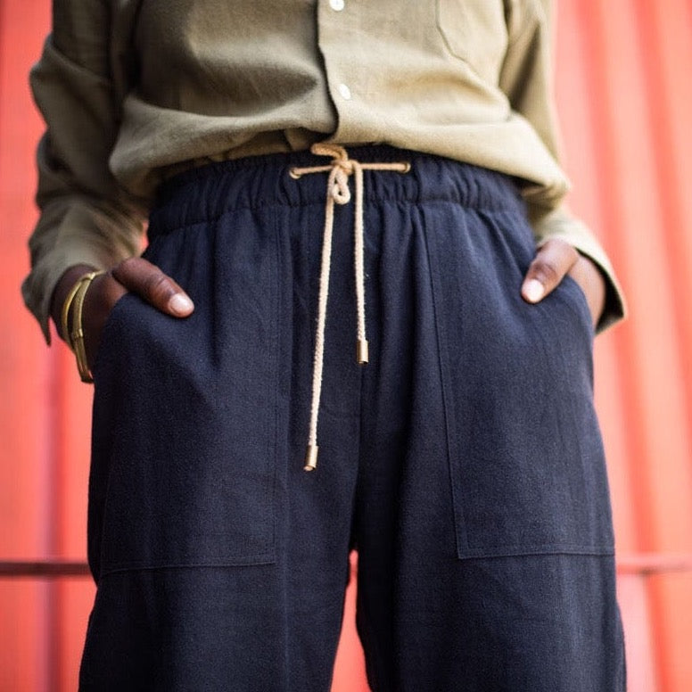 Cederberg Hemp Linen Pants in Midnight | Sage & Sunday | South Africa