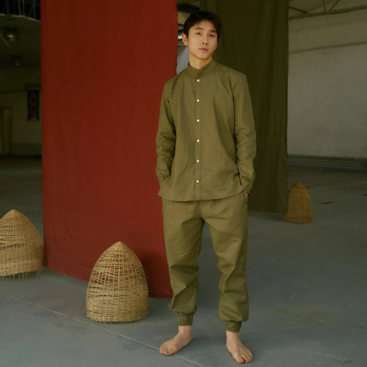 Abalone Hemp Linen Pants in Olive | Sage & Sunday | Linen Pants | Cape Town, South Africa