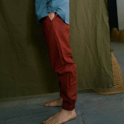 Abalone Hemp Linen Pants in Rooibos | Sage & Sunday | Linen Pants | Cape Town, South Africa