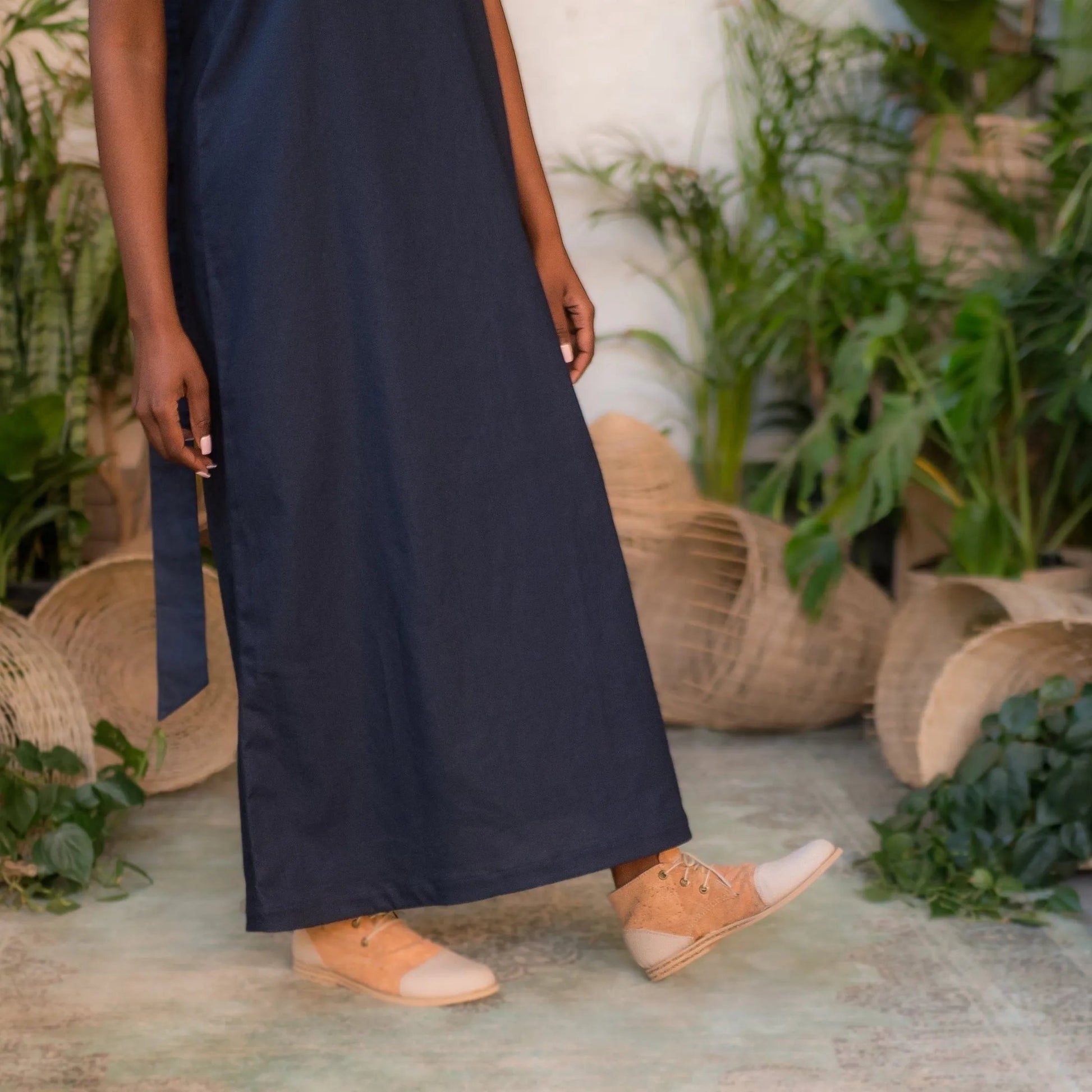 Aloe Hemp Linen Dress in Midnight | Sage & Sunday | Linen Dress | Cape Town, South Africa