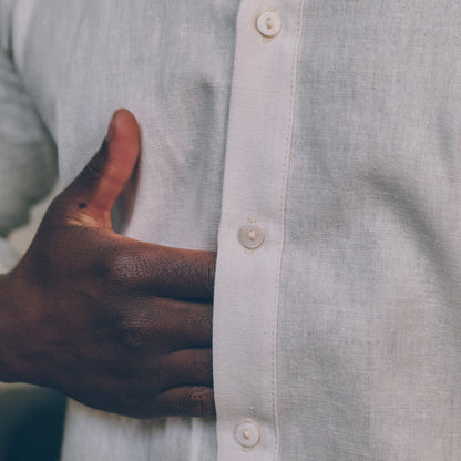 Arambol Shirt in Cream | Linen Shirt | Sage & Sunday | Cape Town, South Africa