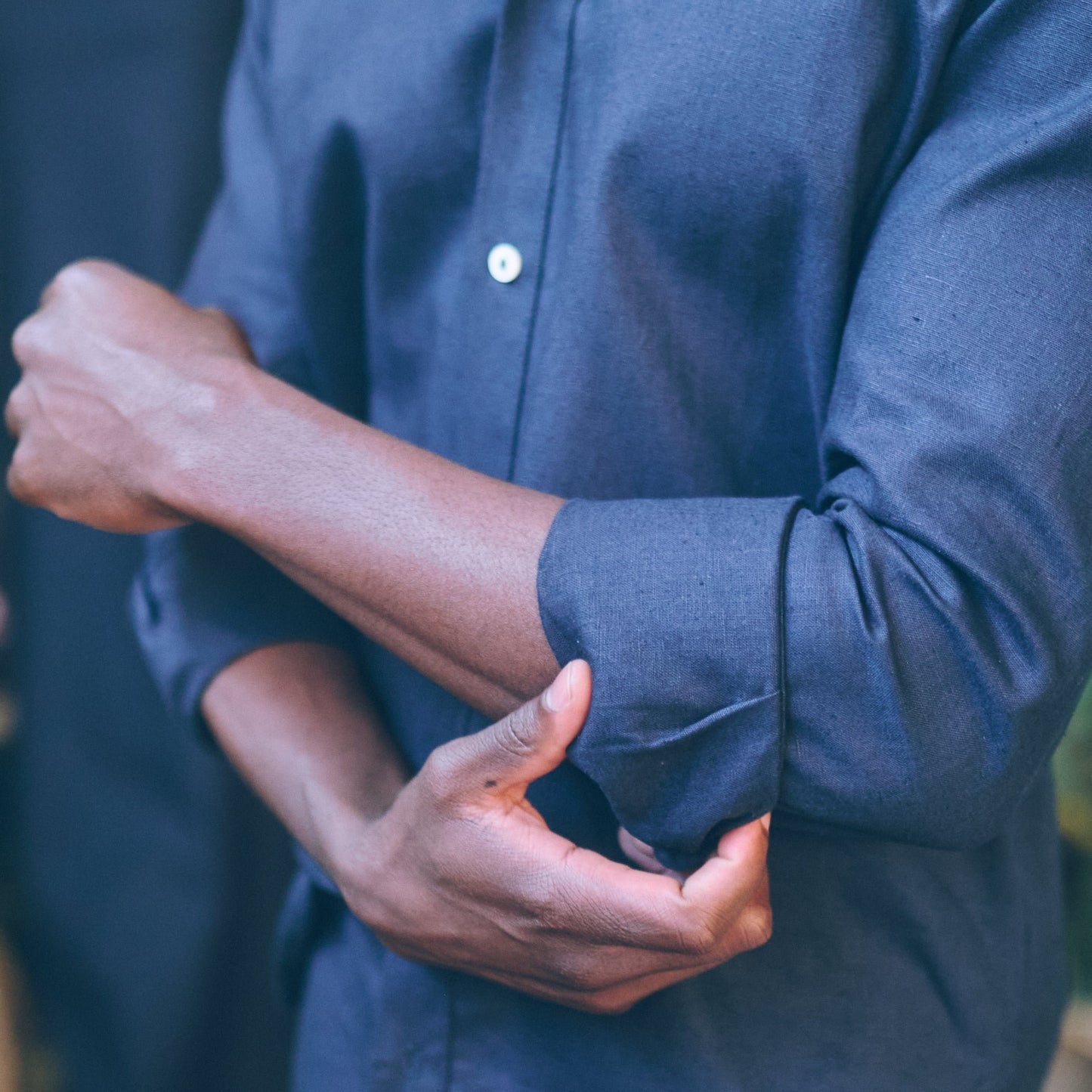 Arambol Shirt in Midnight | Linen Shirt | Sage & Sunday | Cape Town, South Africa