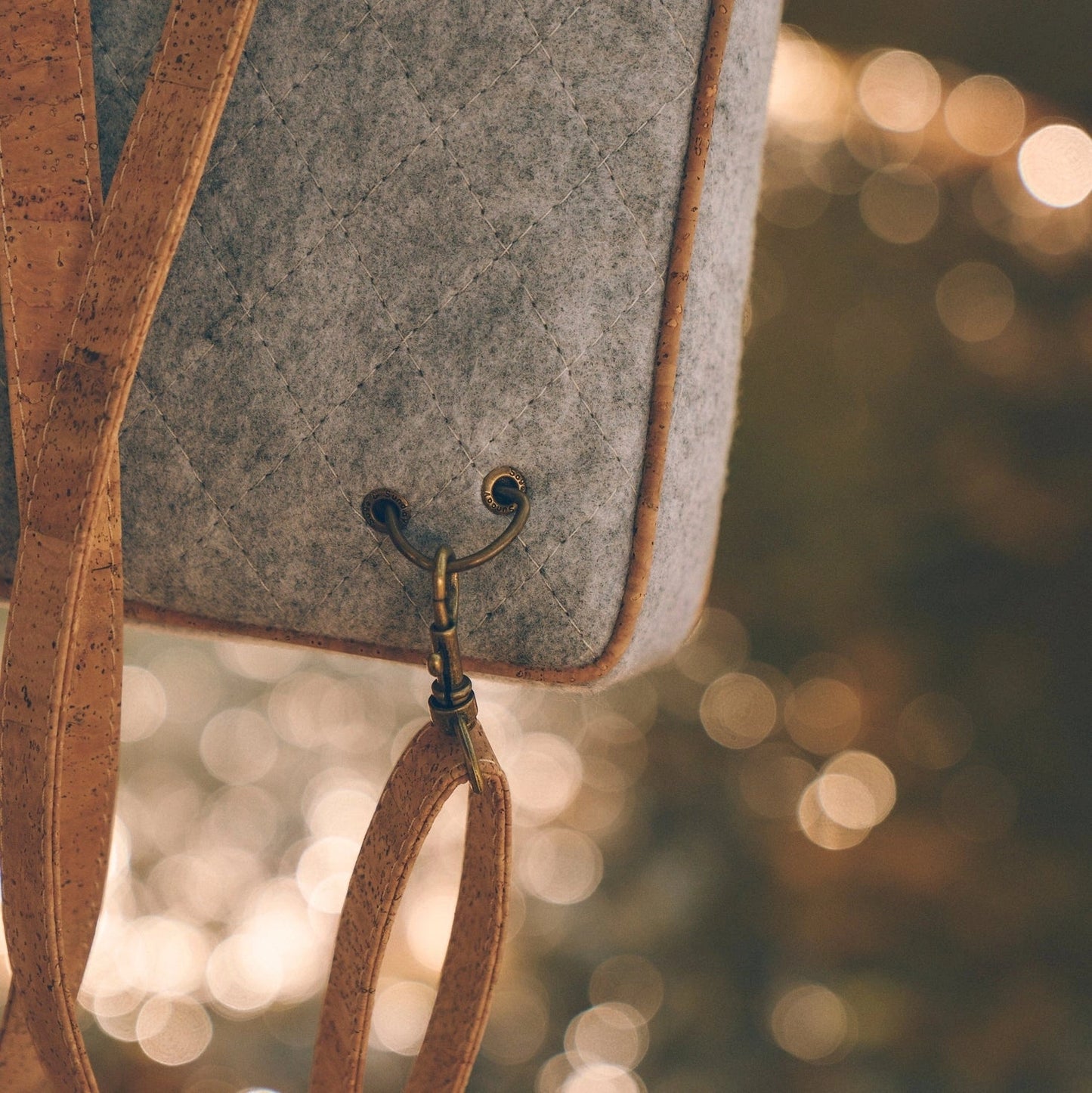 Drakensberg Recycled Felt & Cork Leather Backpack | Felt & Leather Backpack | Sage & Sunday | Cape Town, South Africa