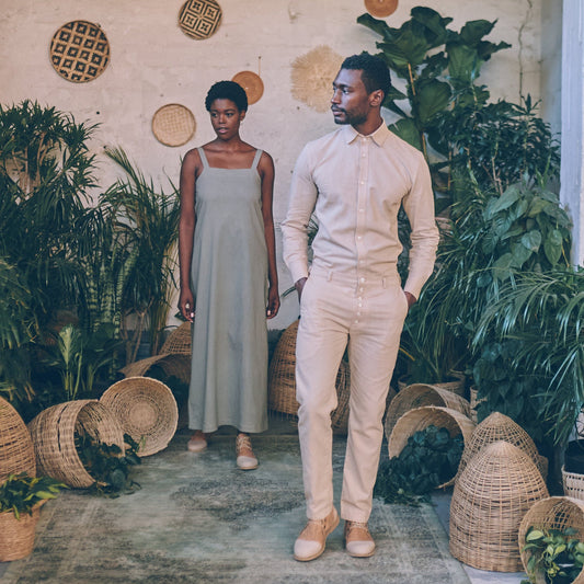 Kalahari Pants in Stone | Linen Pants | Sage & Sunday | Cape Town, South Africa