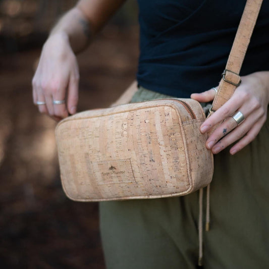 Beleka Cork Leather Moonbag