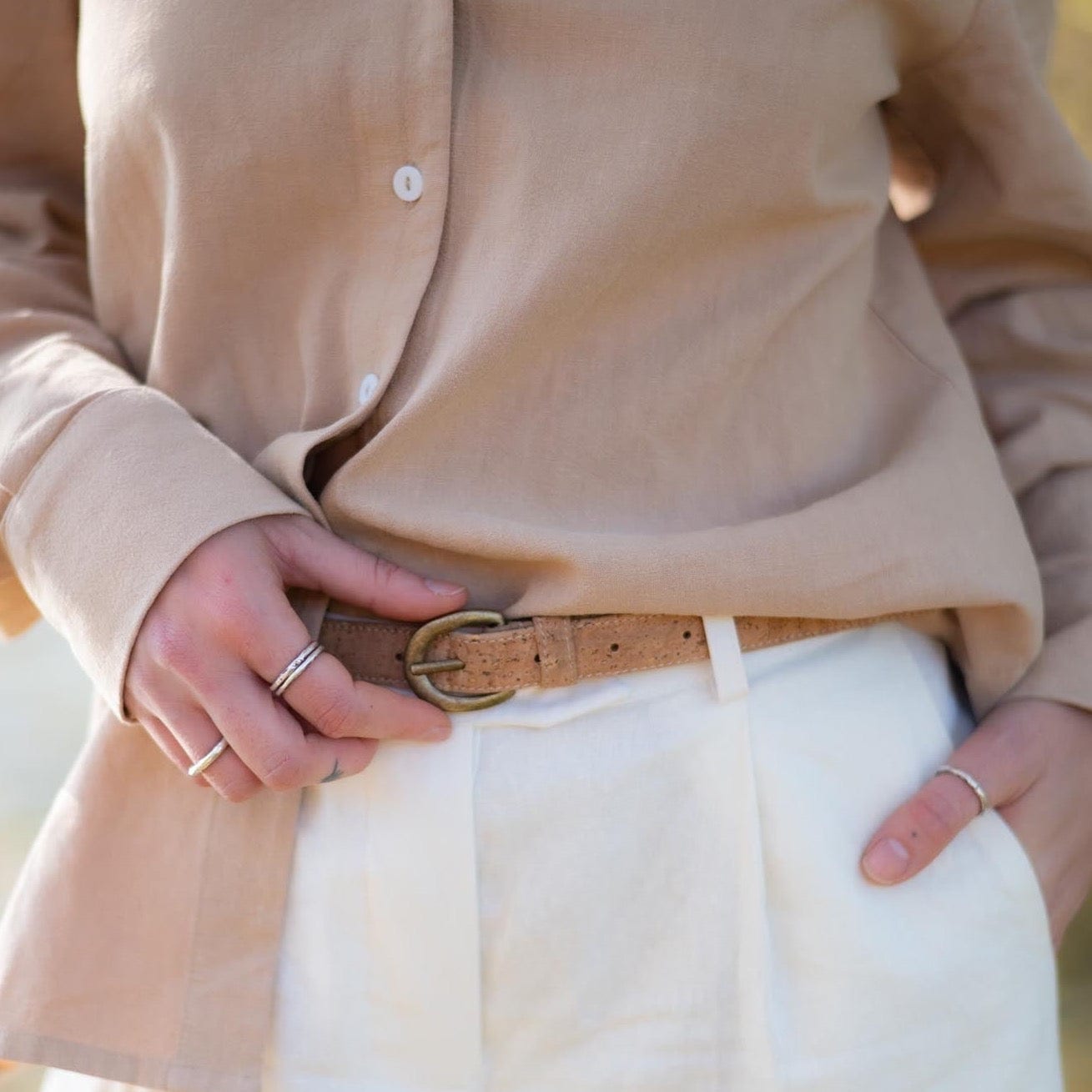 Protea Hemp Linen Pants in Cream