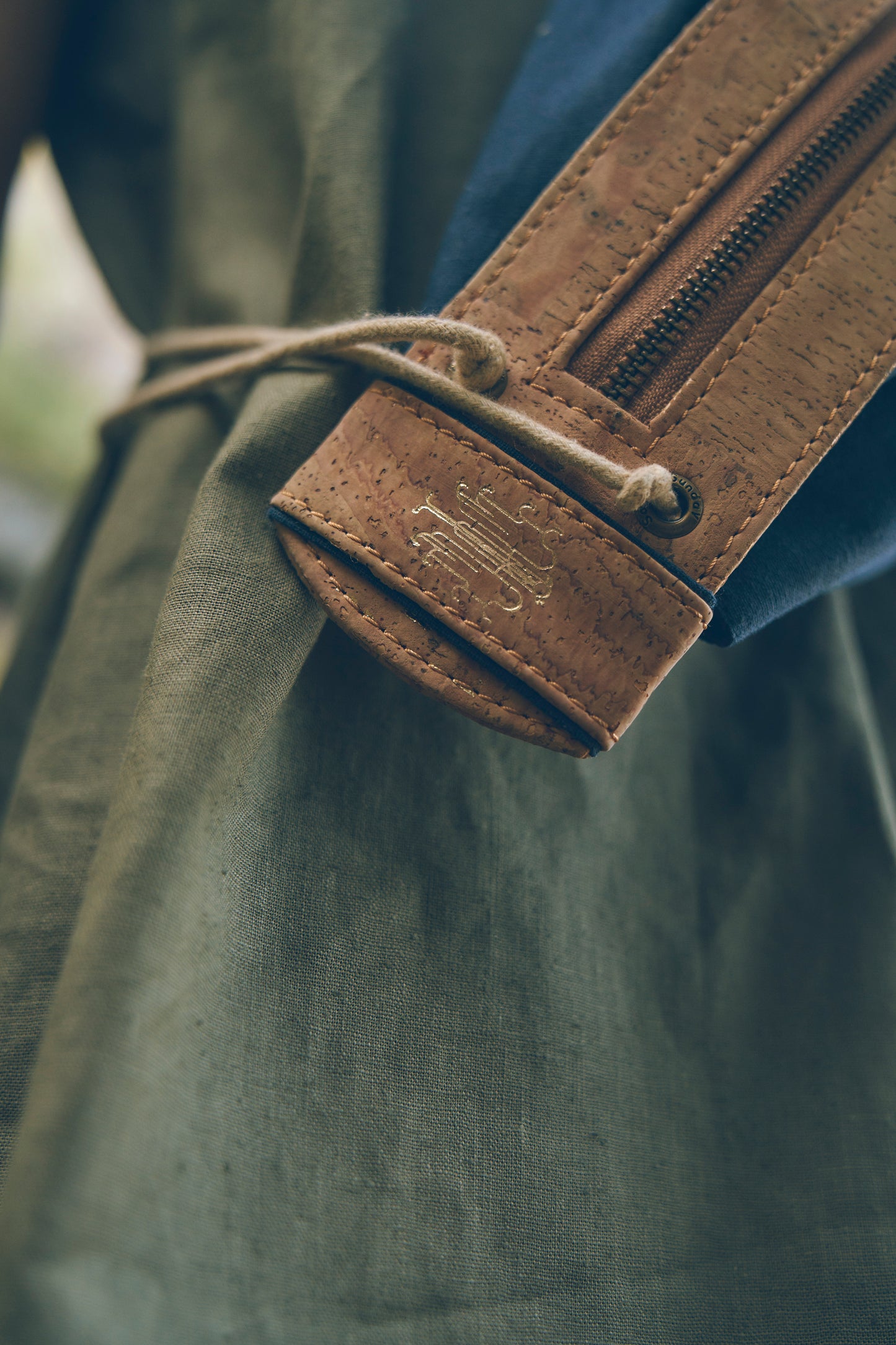 Heirloom Designer Bag in Midnight | Leather & Linen Crossbody | Sage & Sunday | Cape Town, South Africa