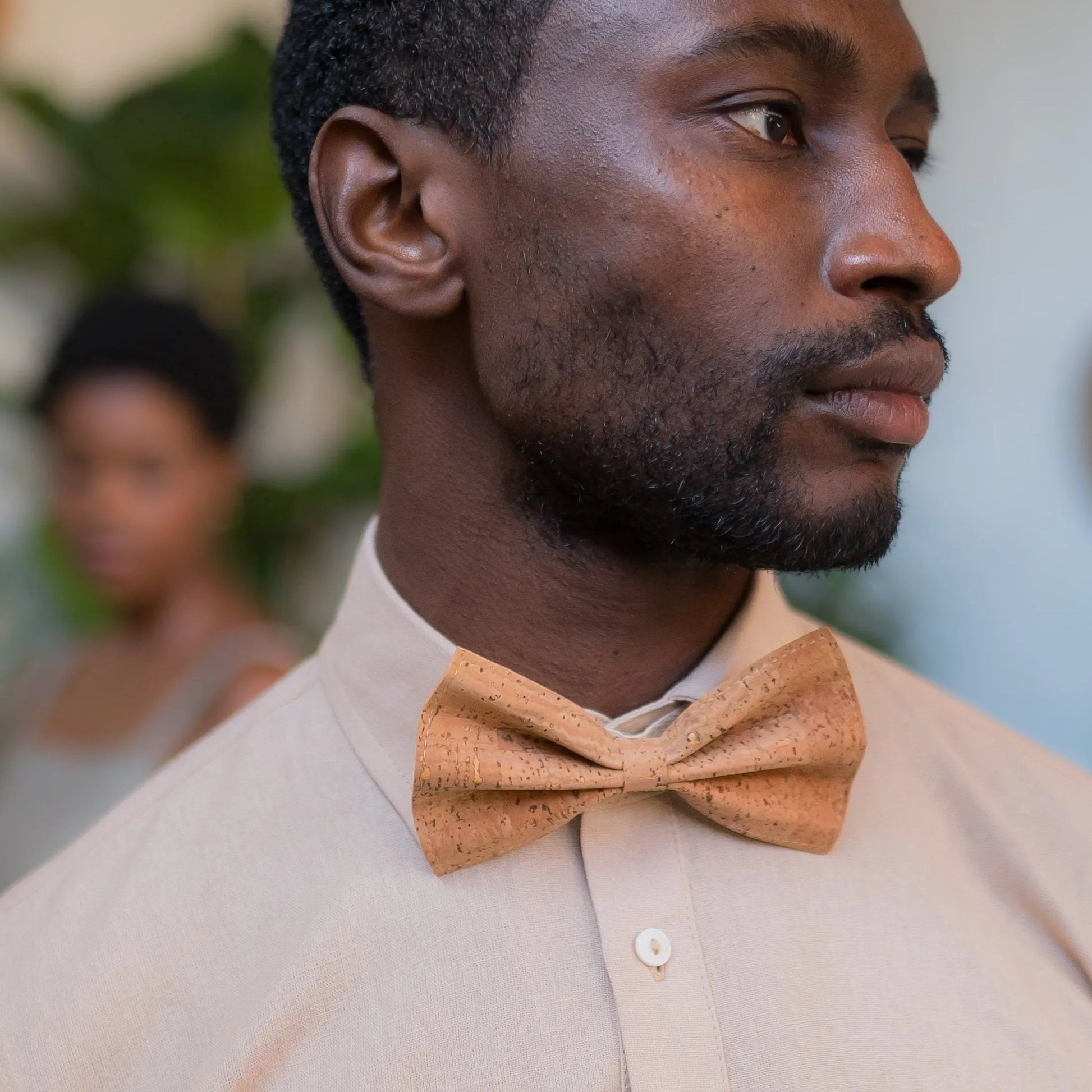 Imali Cork Leather Bowtie | Sage & Sunday | Leather Bowtie | Cape Town, South Africa