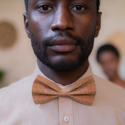 Imali Cork Leather Bowtie | Sage & Sunday | Leather Bowtie | Cape Town, South Africa