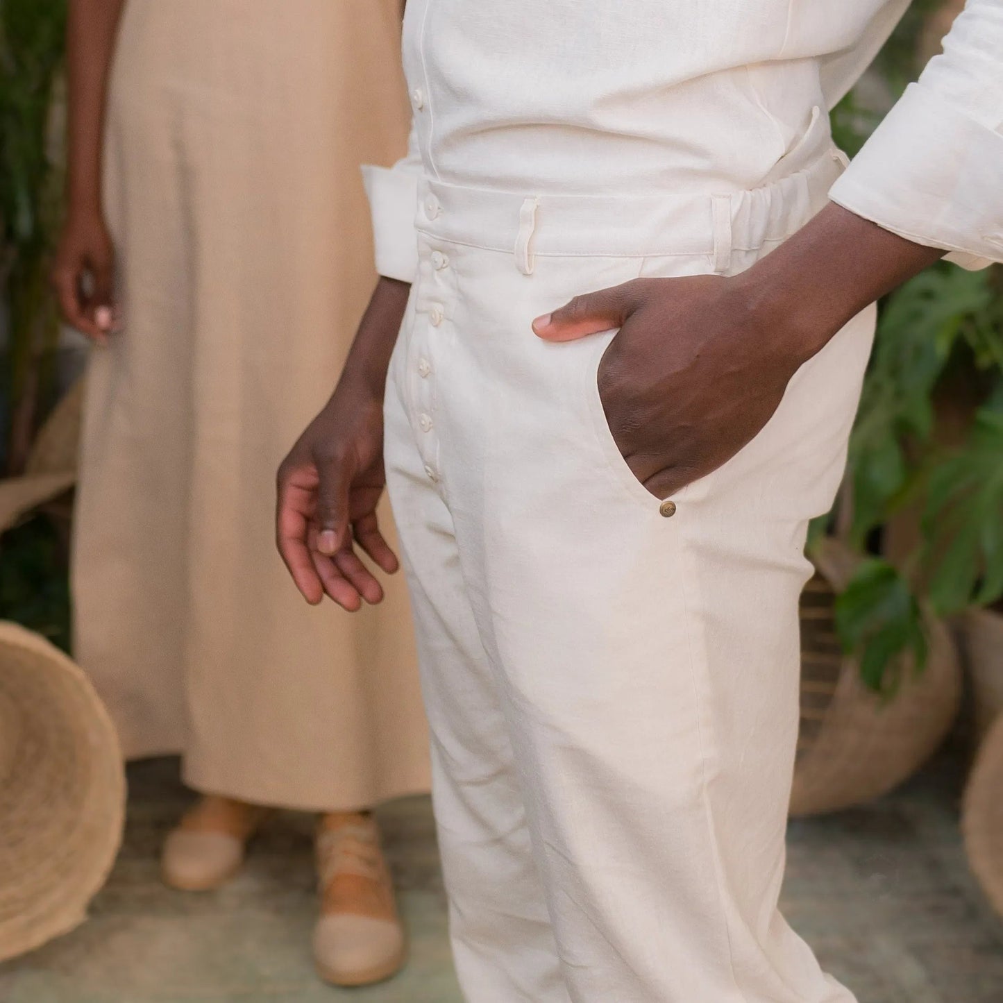 Kalahari Hemp Linen Pants in Cream | Sage & Sunday | Linen Pants | Cape Town, South Africa