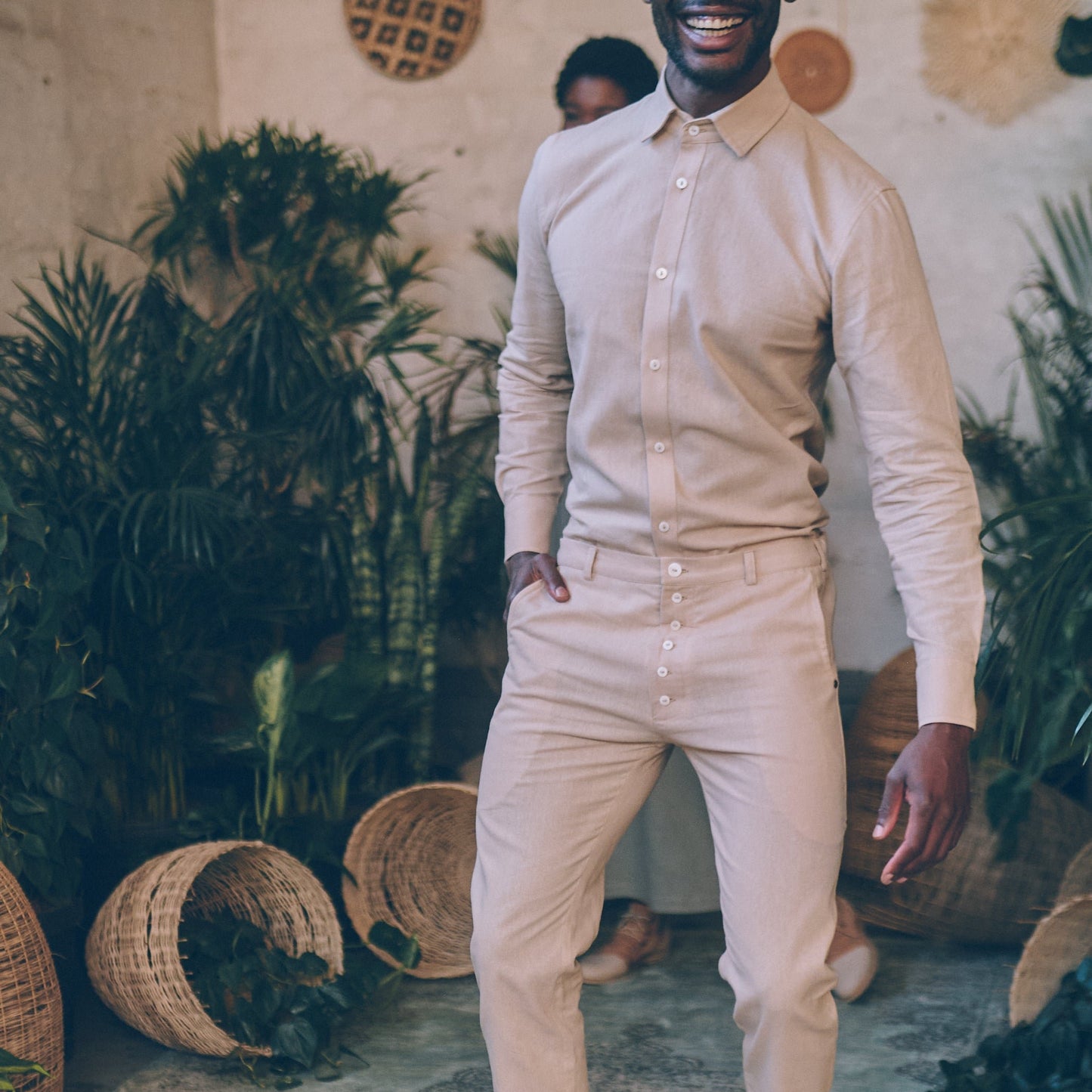 Kalahari Pants in Stone | Linen Pants | Sage & Sunday | Cape Town, South Africa