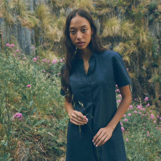 Karoo Tunic in Midnight | Linen Dress | Sage & Sunday | Cape Town, South Africa