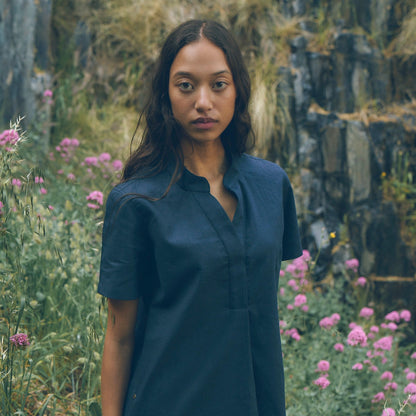 Karoo Tunic in Midnight | Linen Dress | Sage & Sunday | Cape Town, South Africa