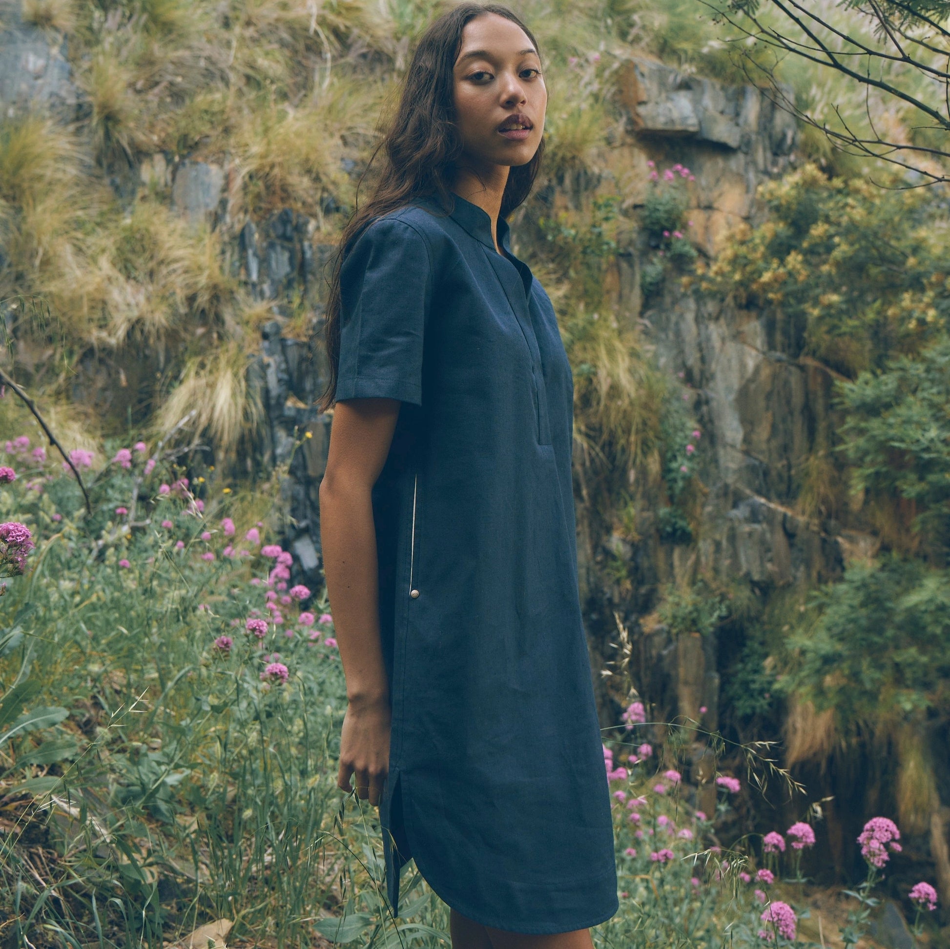 Karoo Tunic in Midnight | Linen Dress | Sage & Sunday | Cape Town, South Africa