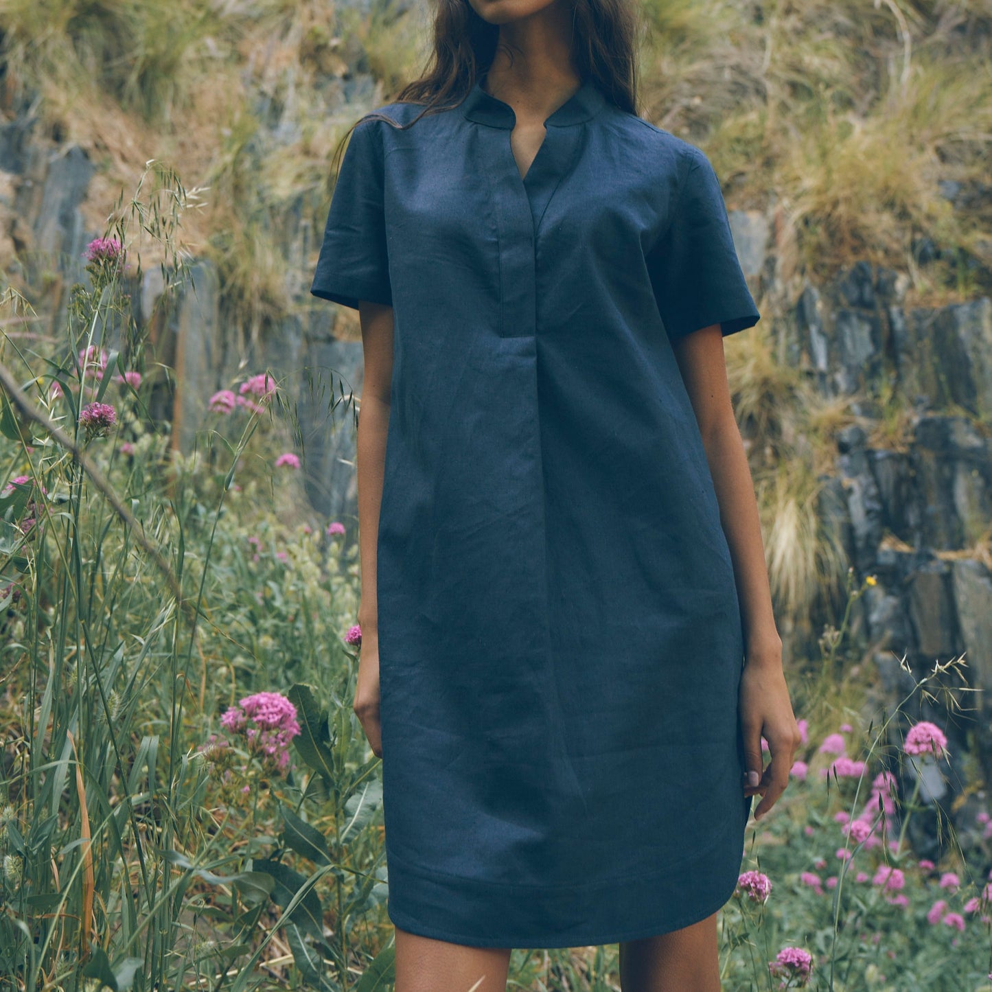 Karoo Tunic in Midnight | Linen Dress | Sage & Sunday | Cape Town, South Africa