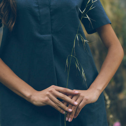 Karoo Tunic in Midnight | Linen Dress | Sage & Sunday | Cape Town, South Africa