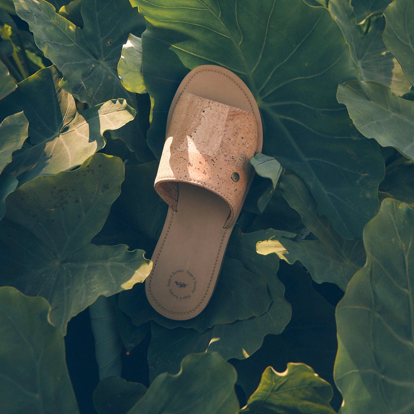 Sanga Cork Leather Slide Sandals | Leather Sandal | Sage & Sunday | Cape Town, South Africa