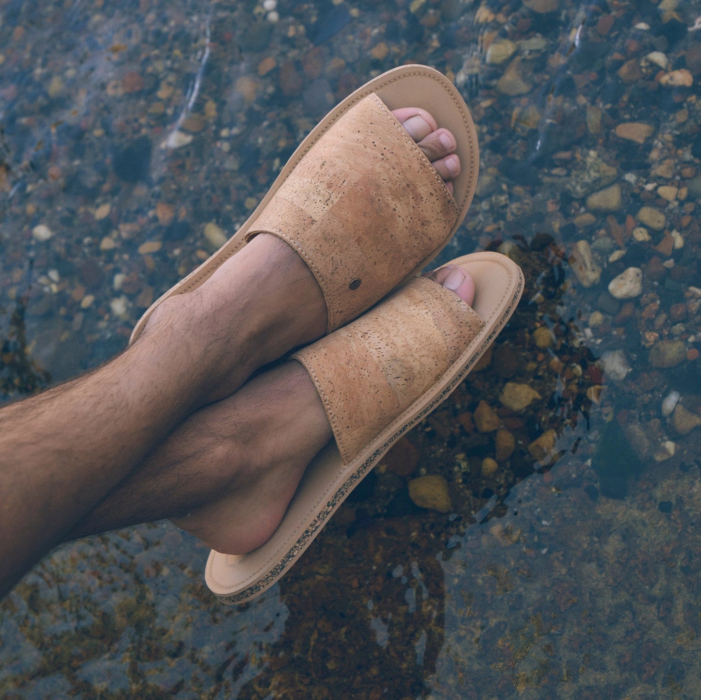 Sanga Cork Leather Slide Sandals | Leather Sandal | Sage & Sunday | Cape Town, South Africa