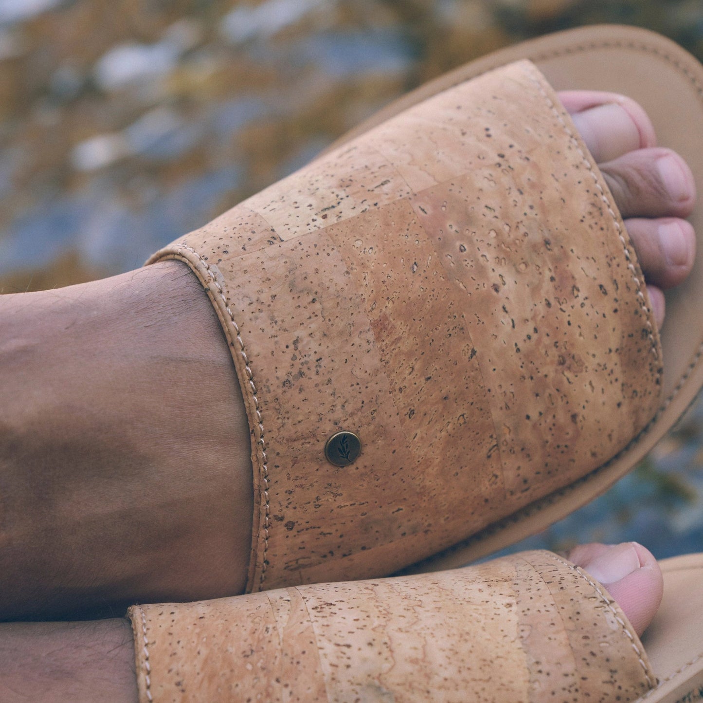 Sanga Cork Leather Slide Sandals | Leather Sandal | Sage & Sunday | Cape Town, South Africa