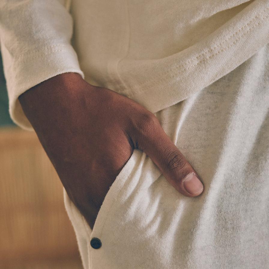 Wilderness Jersey Pants in Cream | Hemp Jersey Pants | Sage & Sunday | Cape Town, South Africa