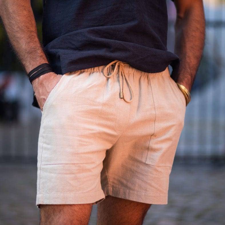 Pasci Hemp Linen Shorts in Sage