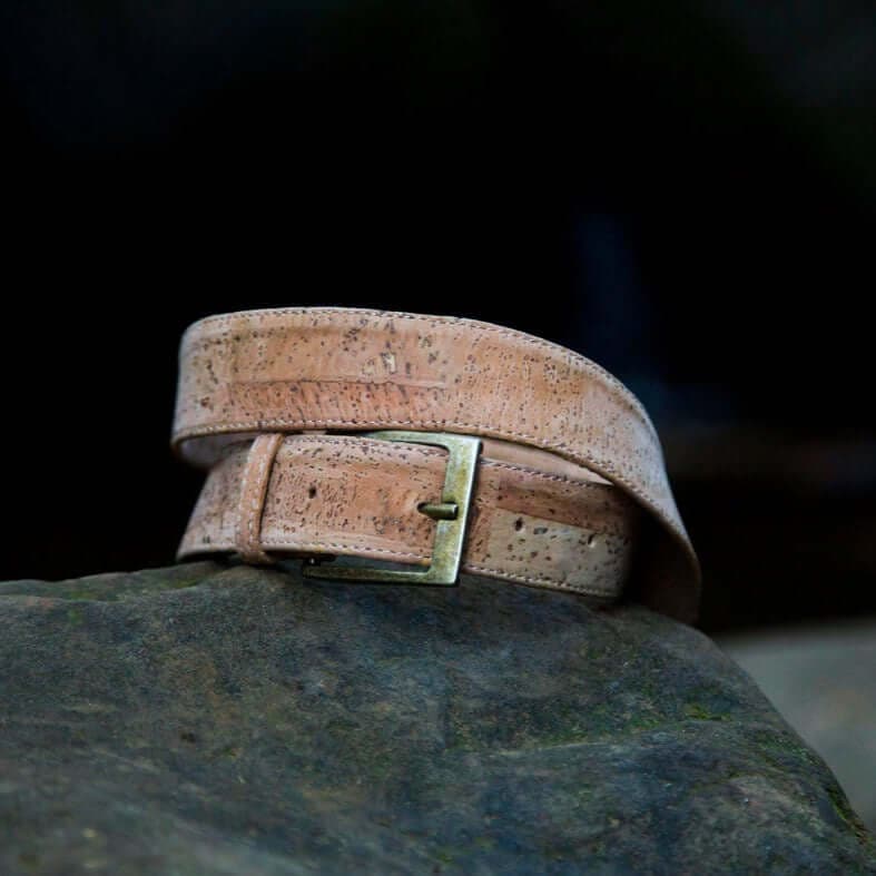 cork belt, cork leather belt, cork belt cape town, cork leather belt south africa, sage and sunday, sustainable fashion, ethical fashion, hand made belt